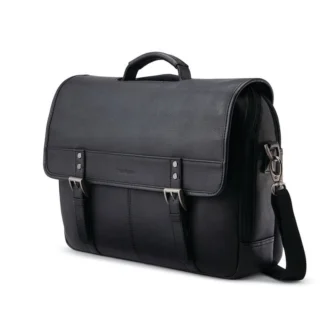 Klassische Leder-Klapptasche
