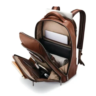 Klassischer Leder-Rucksack Klassischer Leder-Rucksack