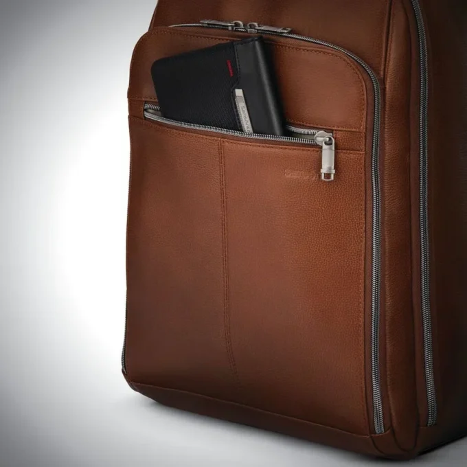 Klassischer Leder-Rucksack Klassischer Leder-Rucksack