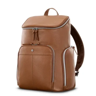 Mobile Solution 2 Deluxe-Rucksack aus Leder