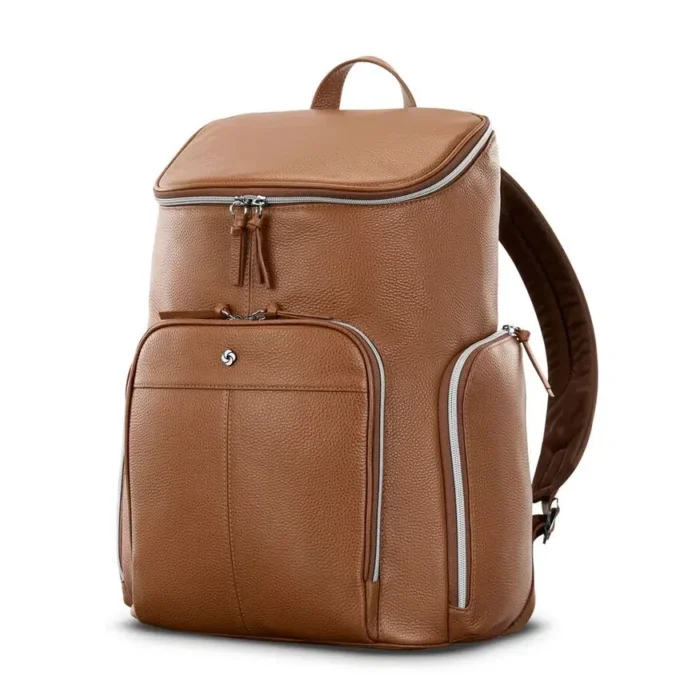 Mobile Solution 2 Deluxe-Rucksack aus Leder Mobile Solution 2 Deluxe-Rucksack aus Leder