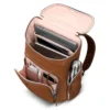 Mobile Solution 2 Deluxe-Rucksack aus Leder Mobile Solution 2 Deluxe-Rucksack aus Leder
