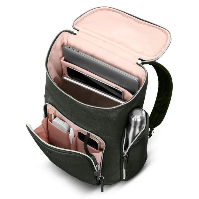 Mobile Solution 2 Deluxe-Rucksack aus Leder Mobile Solution 2 Deluxe-Rucksack aus Leder