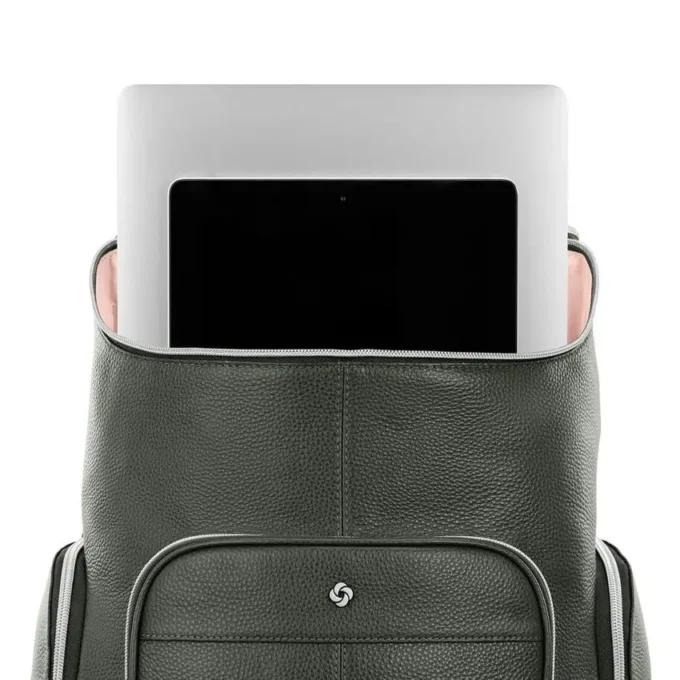 Mobile Solution 2 Deluxe-Rucksack aus Leder Mobile Solution 2 Deluxe-Rucksack aus Leder
