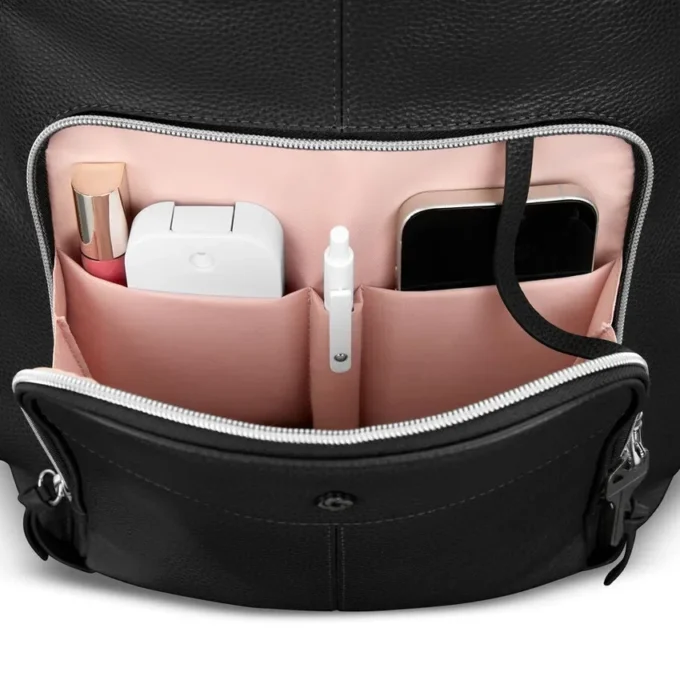 Mobile Solution 2 Deluxe-Rucksack aus Leder Mobile Solution 2 Deluxe-Rucksack aus Leder