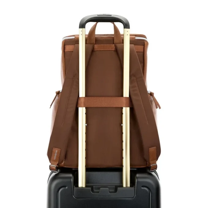 Mobile Solution 2 Deluxe-Rucksack aus Leder Mobile Solution 2 Deluxe-Rucksack aus Leder